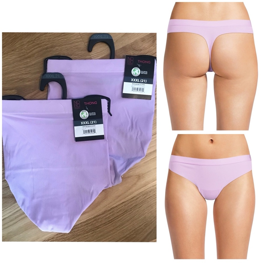 NEW 2 No Boundaries Micro THONG Panties NWT
